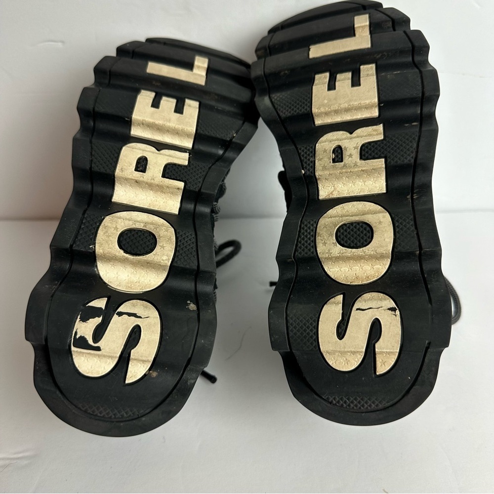 Sorel Kinetic Sneakers Women's Size 7.5 Shoes Black White Athleisure Athletic - Picture 8 of 10